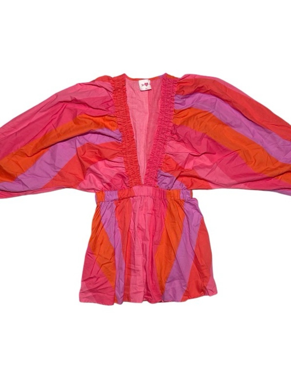 Buddy Love Palm Beach Plunge Neck Romper size small - Picture 5 of 7